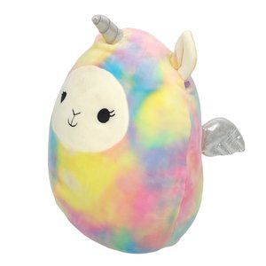 Kellytoy Squishmallow Lucy - May Rainbow Llama Pegacorn Plush 16" Stuffed Toy